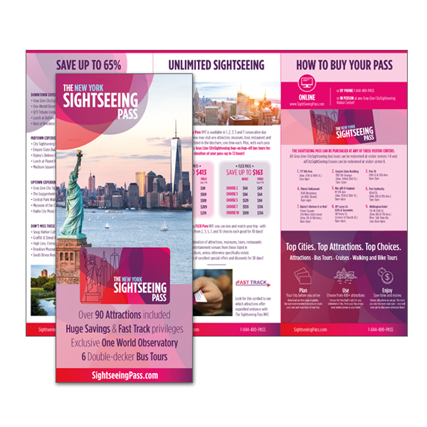 Sightseeing Pass leaflet